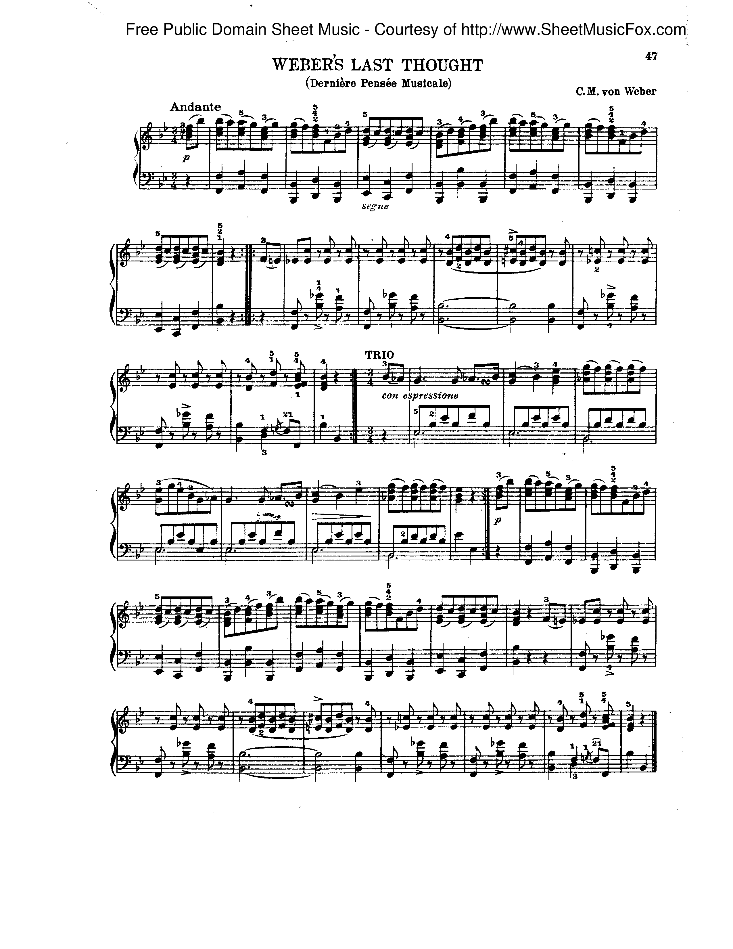 Pensees - Download Sheet Music PDF file