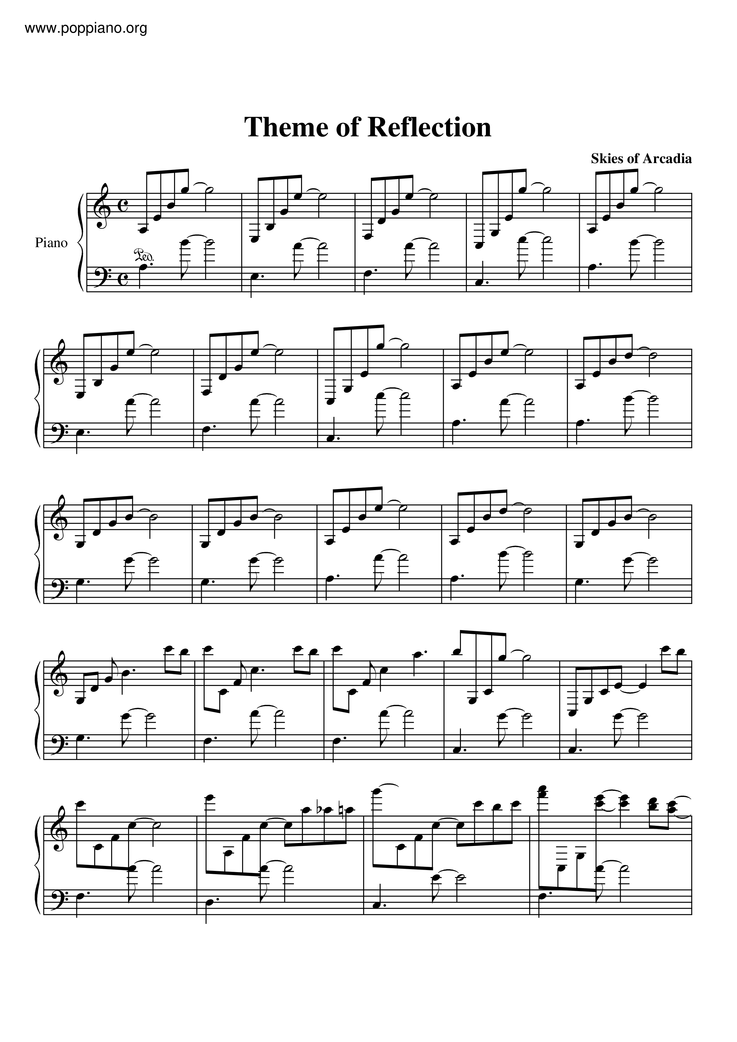 Reflections - Download Sheet Music PDF file