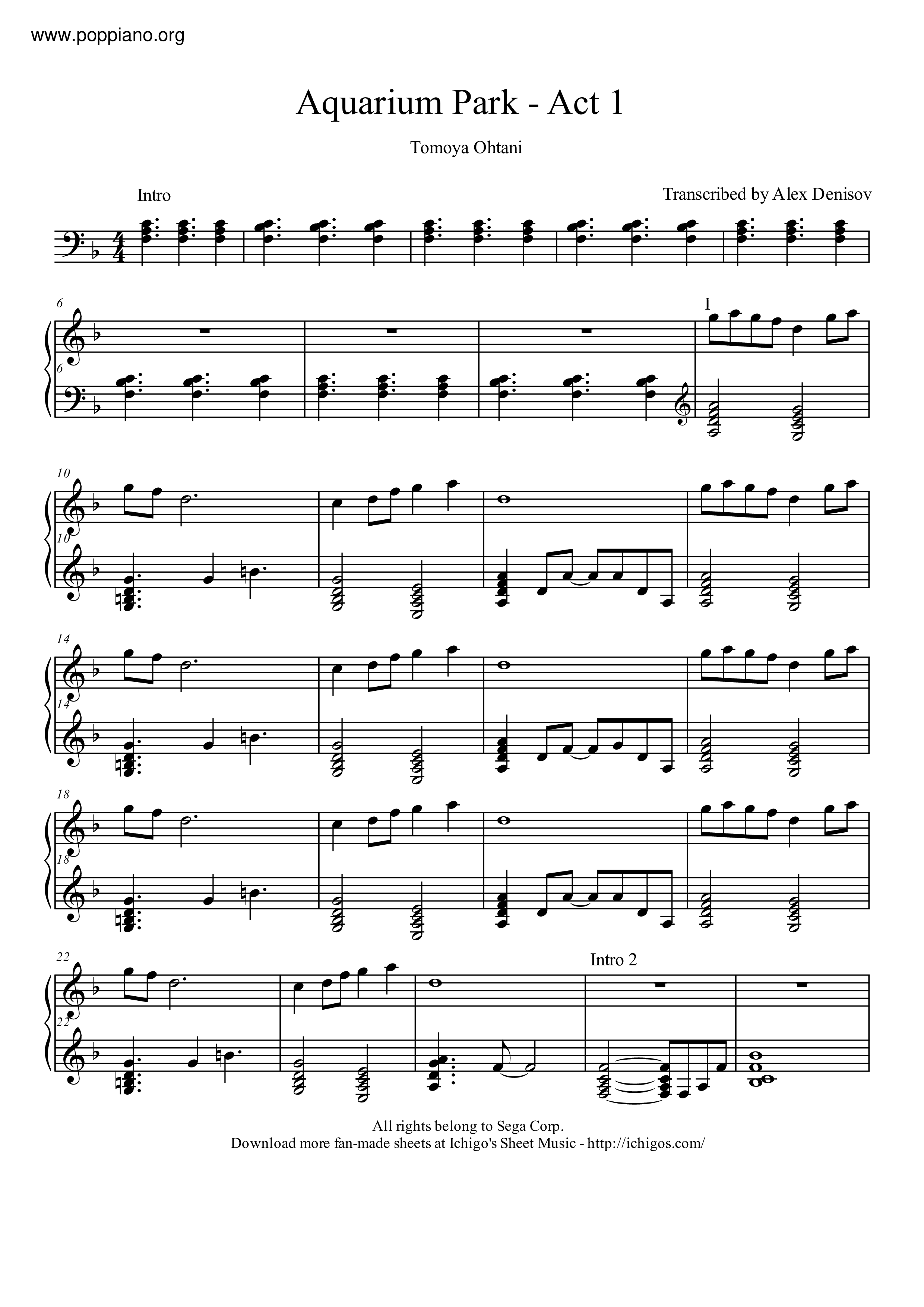 Sonic Colors sheet music  Play, print, and download in PDF or