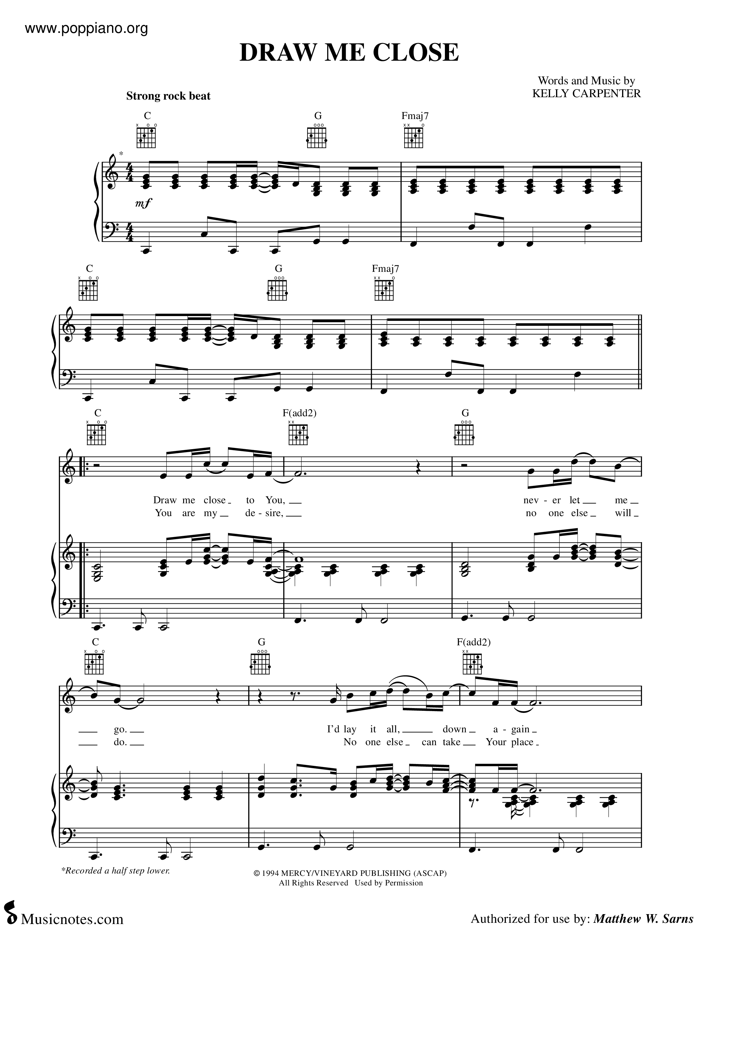 Spiritual-Draw Me Close Partitura pdfSpiritual-Draw Me Close Partitura pdf  