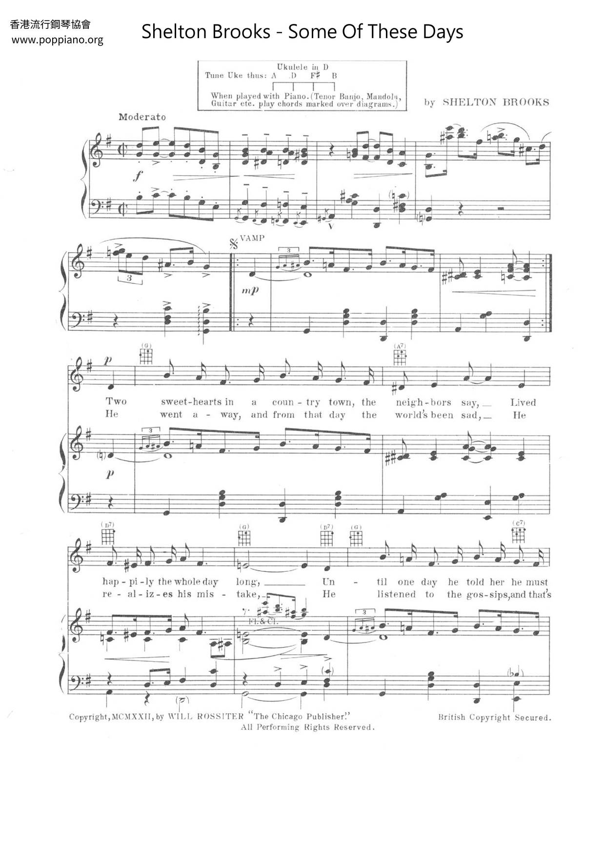 shelton-brooks-some-of-these-days-sheet-music-pdf-free-score-download