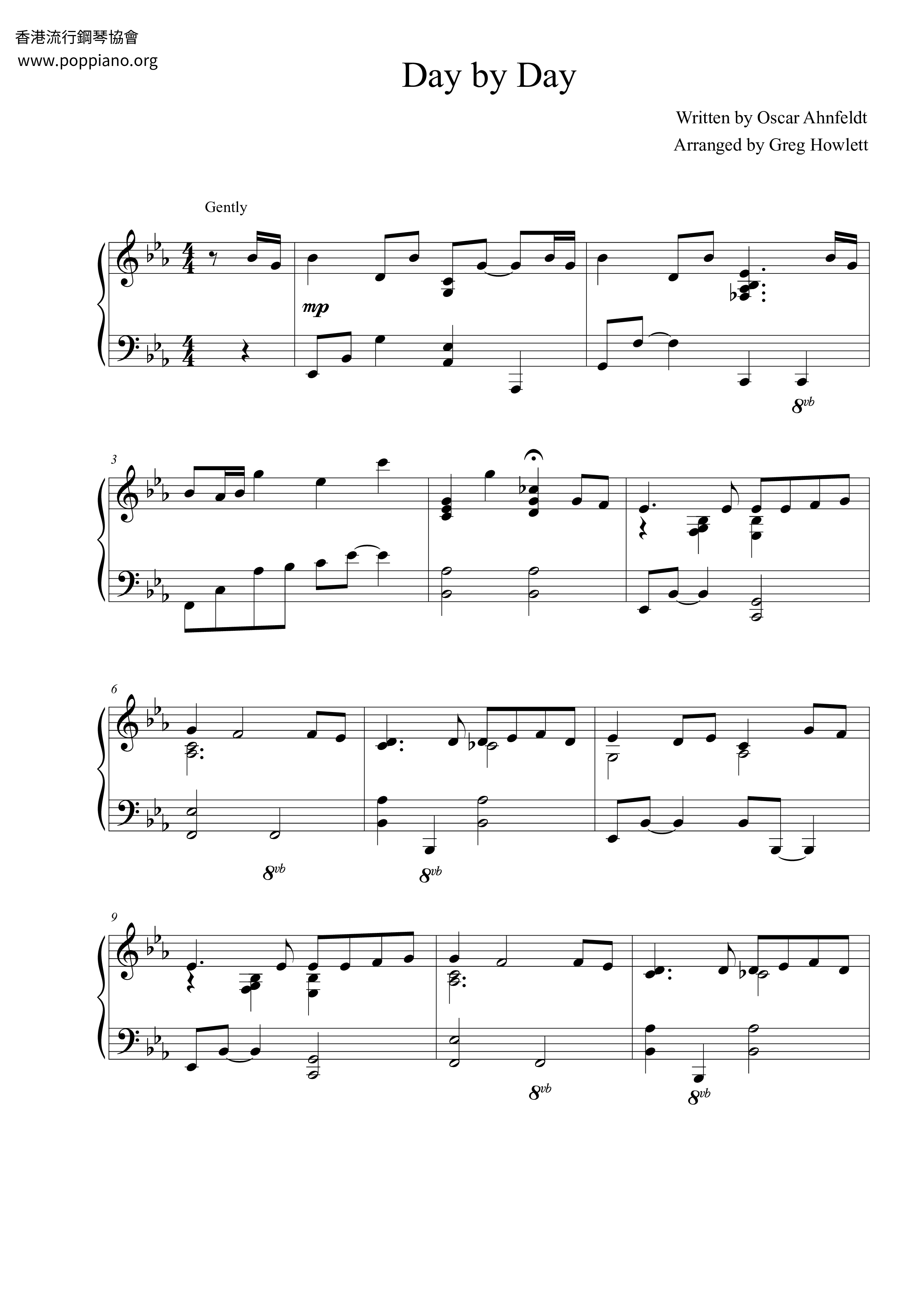 Hymn Day By Day Sheet Music Pdf Free Score Download 