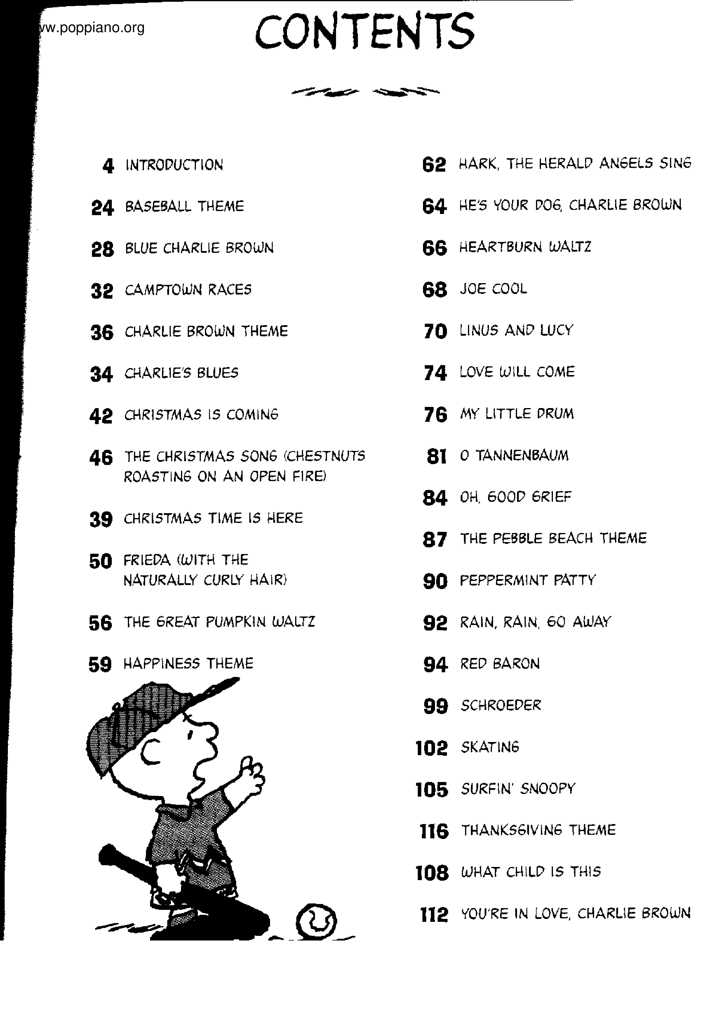 peanuts illustrated songbook pdf download