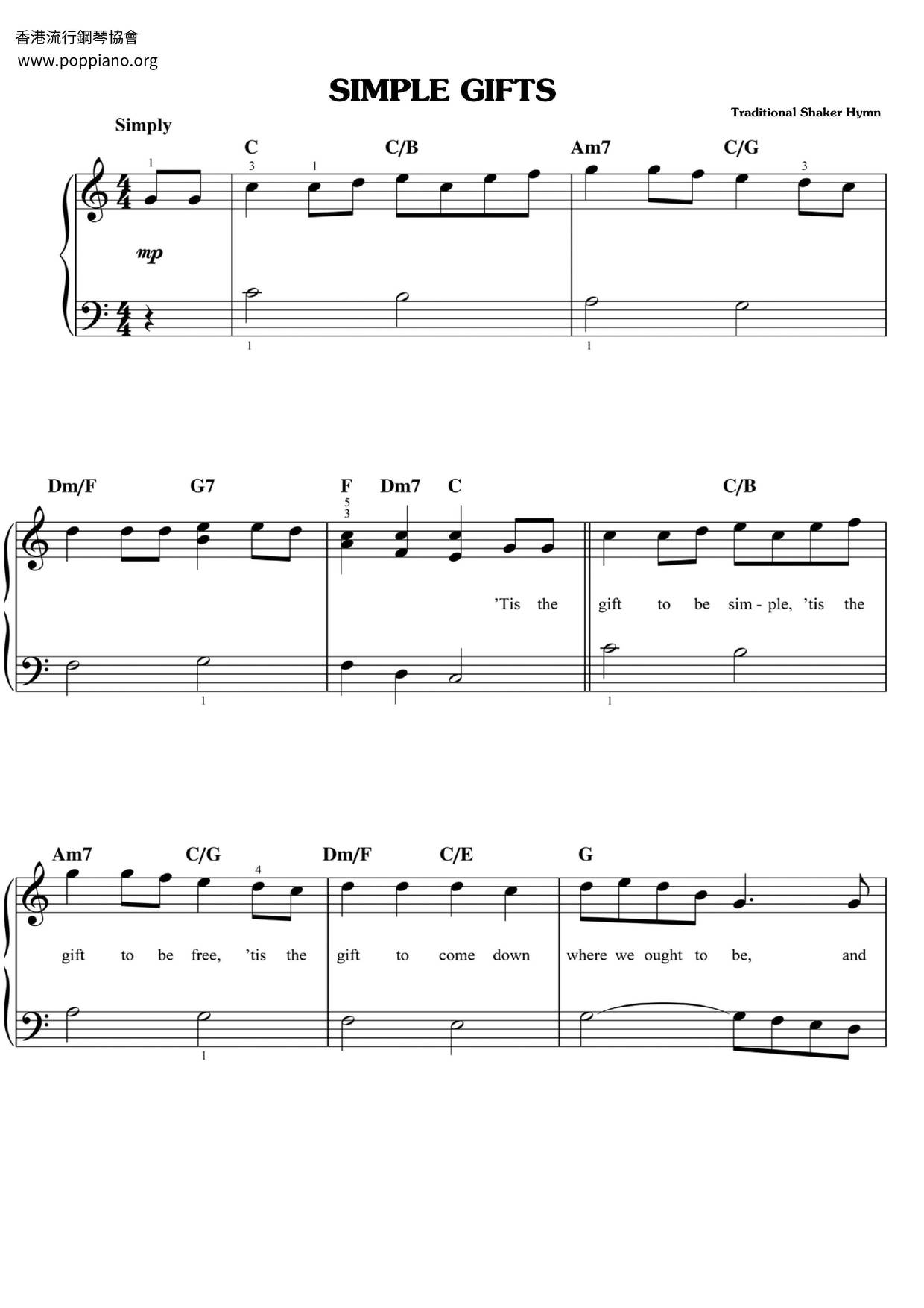 spiritual-simple-gifts-sheet-music-pdf-free-score-download