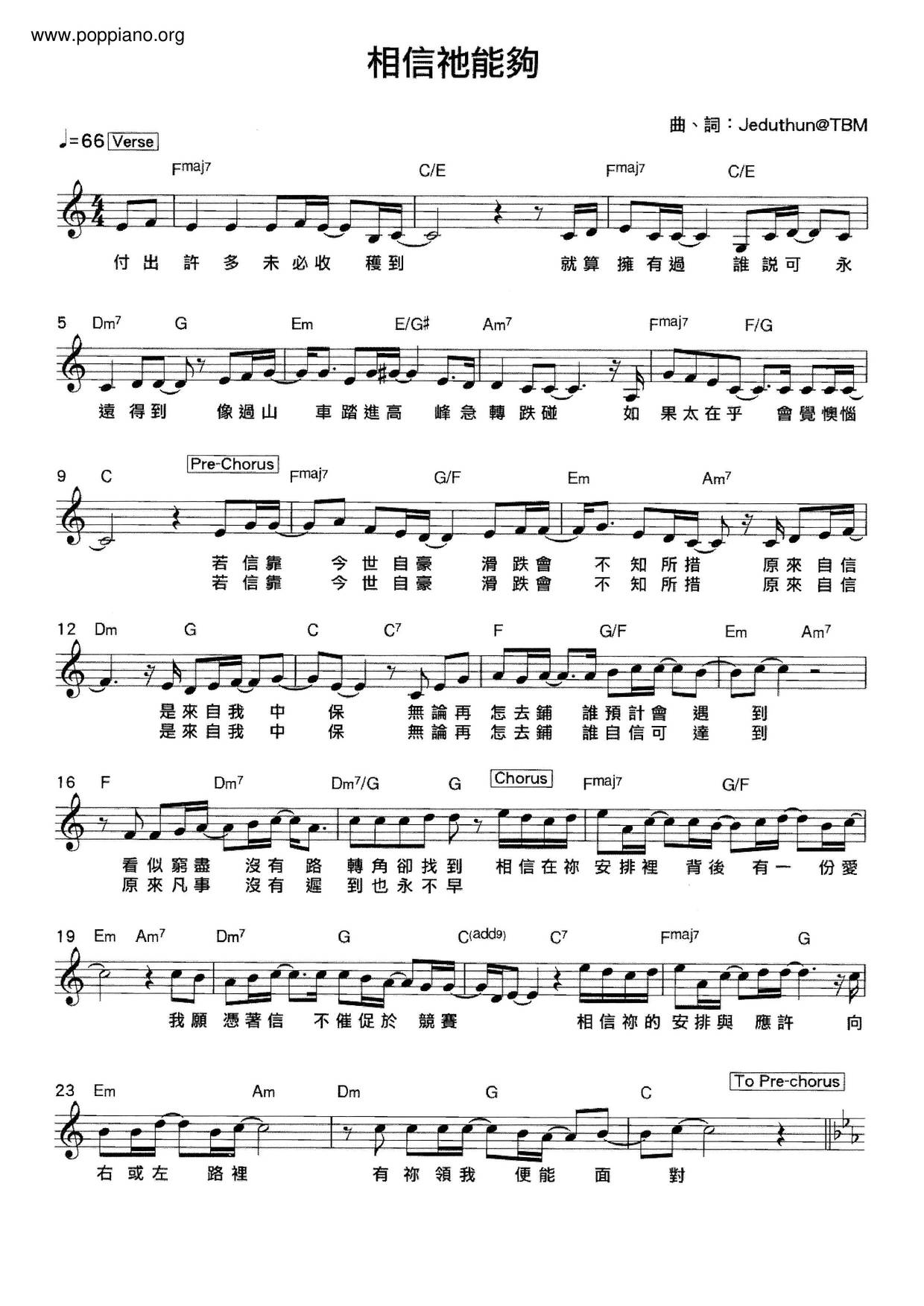 spiritual-believe-that-he-can-sheet-music-pdf-free-score-download