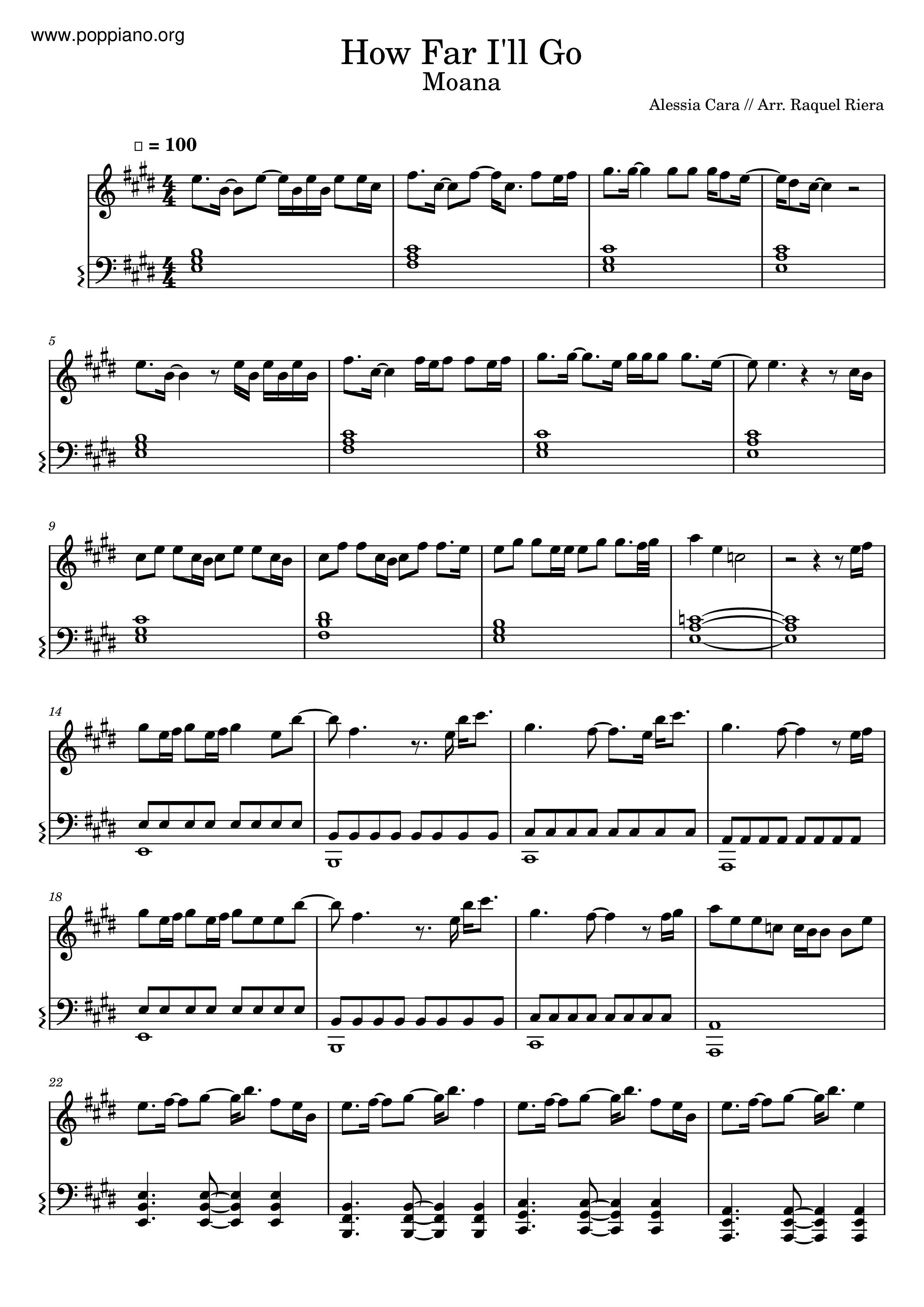 Movie Soundtrack Moana How Far I ll Go Sheet Music pdf