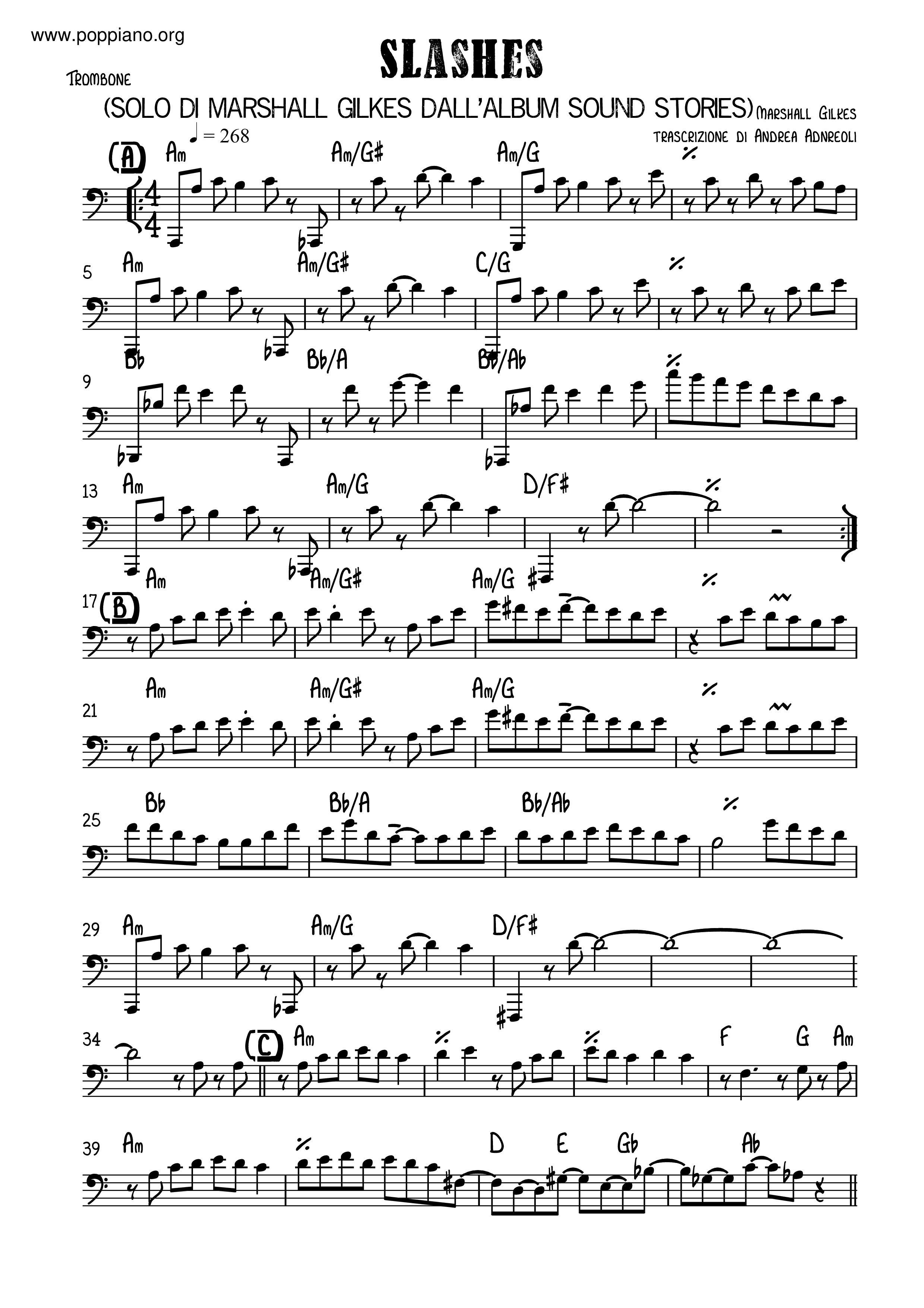 marshall-gilkes-slashes-sheet-music-pdf-free-score-download