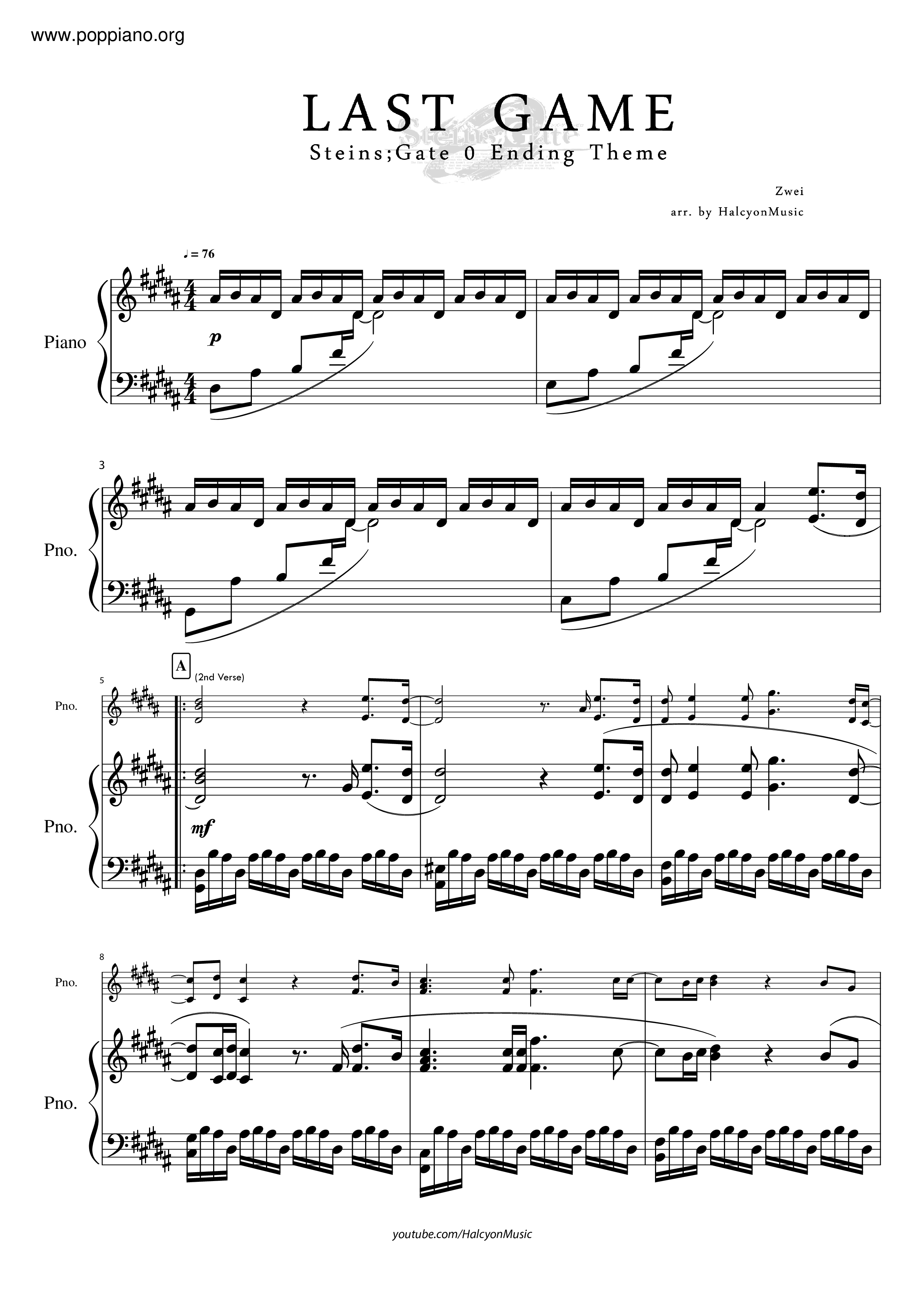 zwei-last-game-sheet-music-pdf-free-score-download