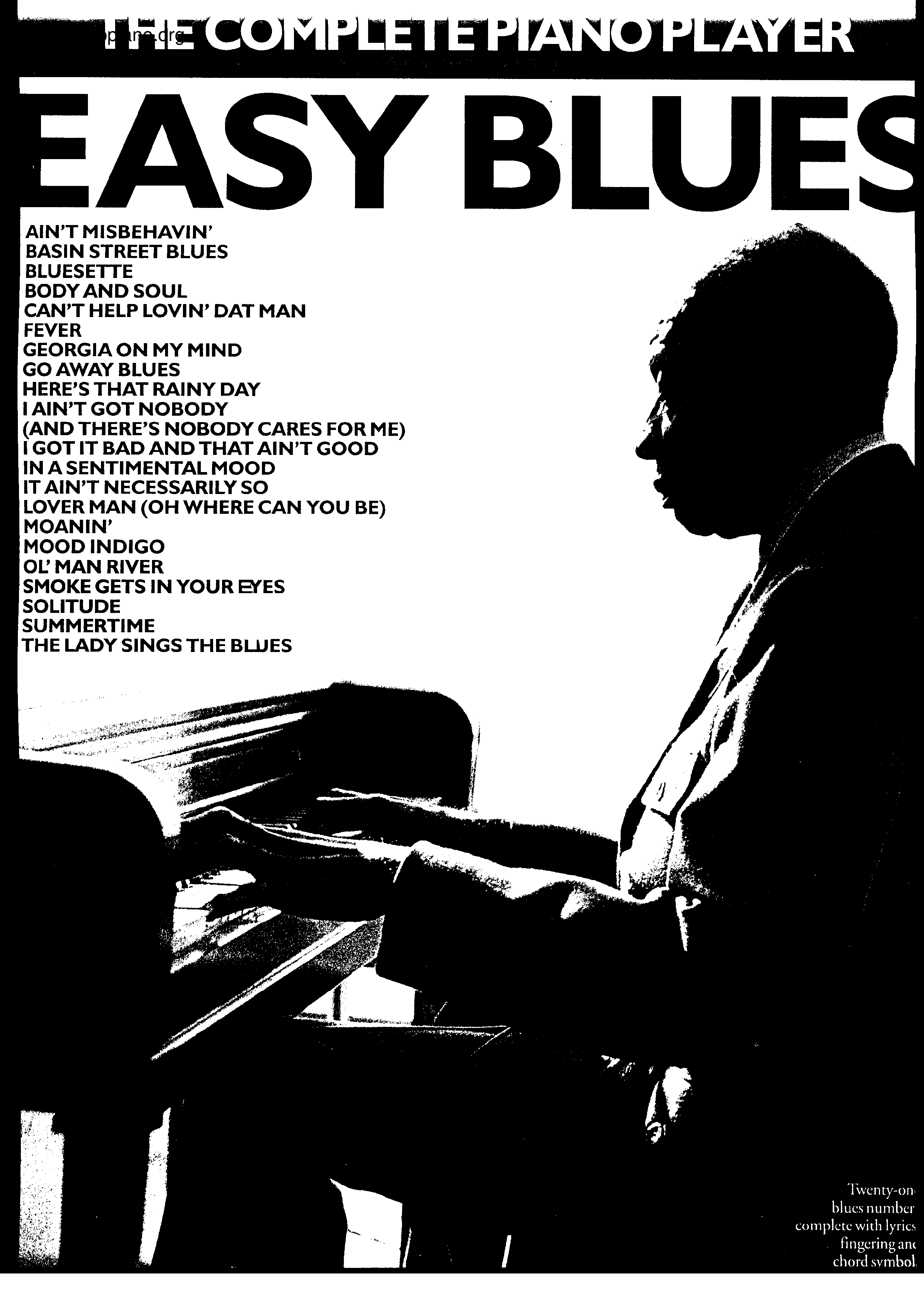 The Complete Piano Player Easy Blues book 47 pages琴譜