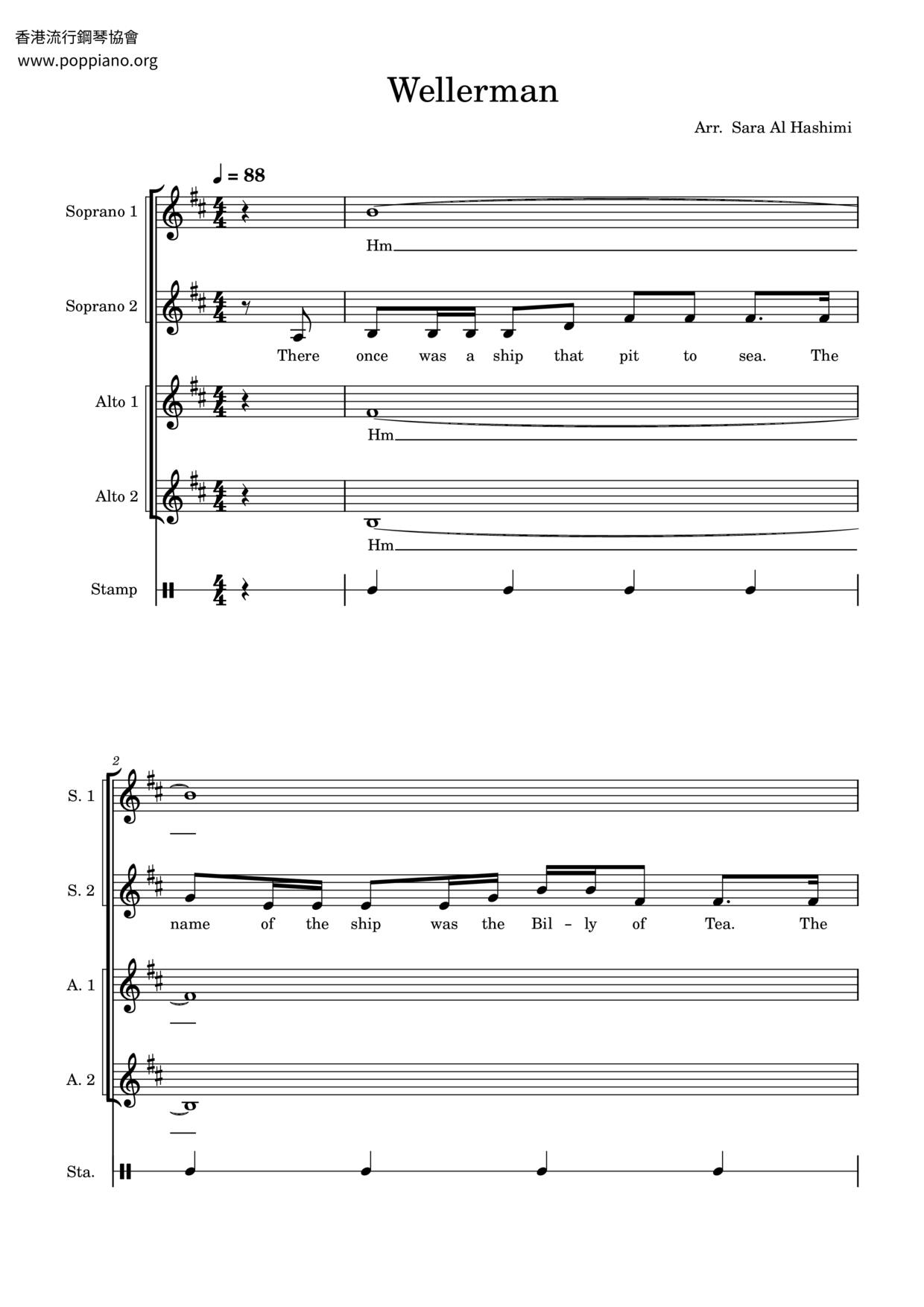 Wellerman Chords