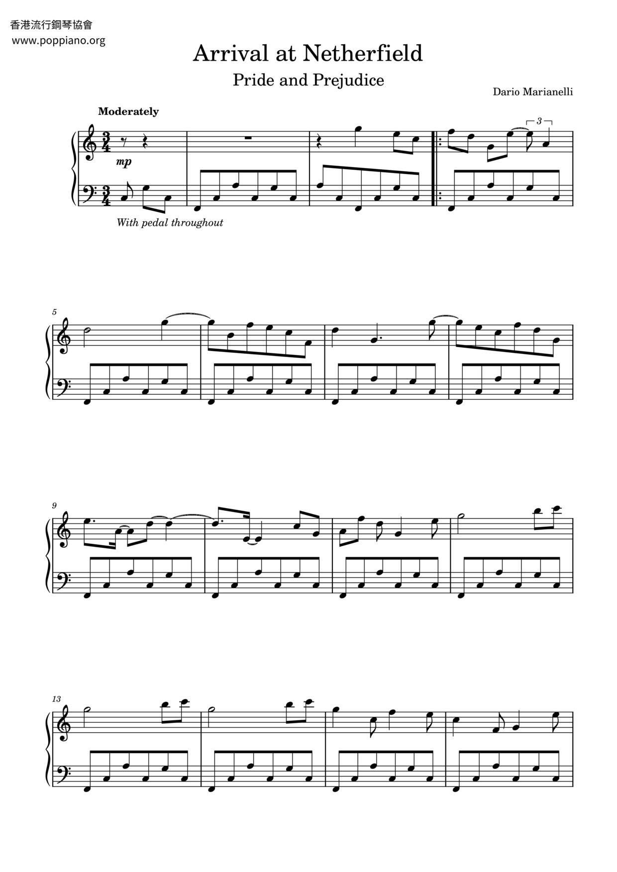 jean-yves-thibaudet-pride-prejudice-arrival-at-netherfield-sheet